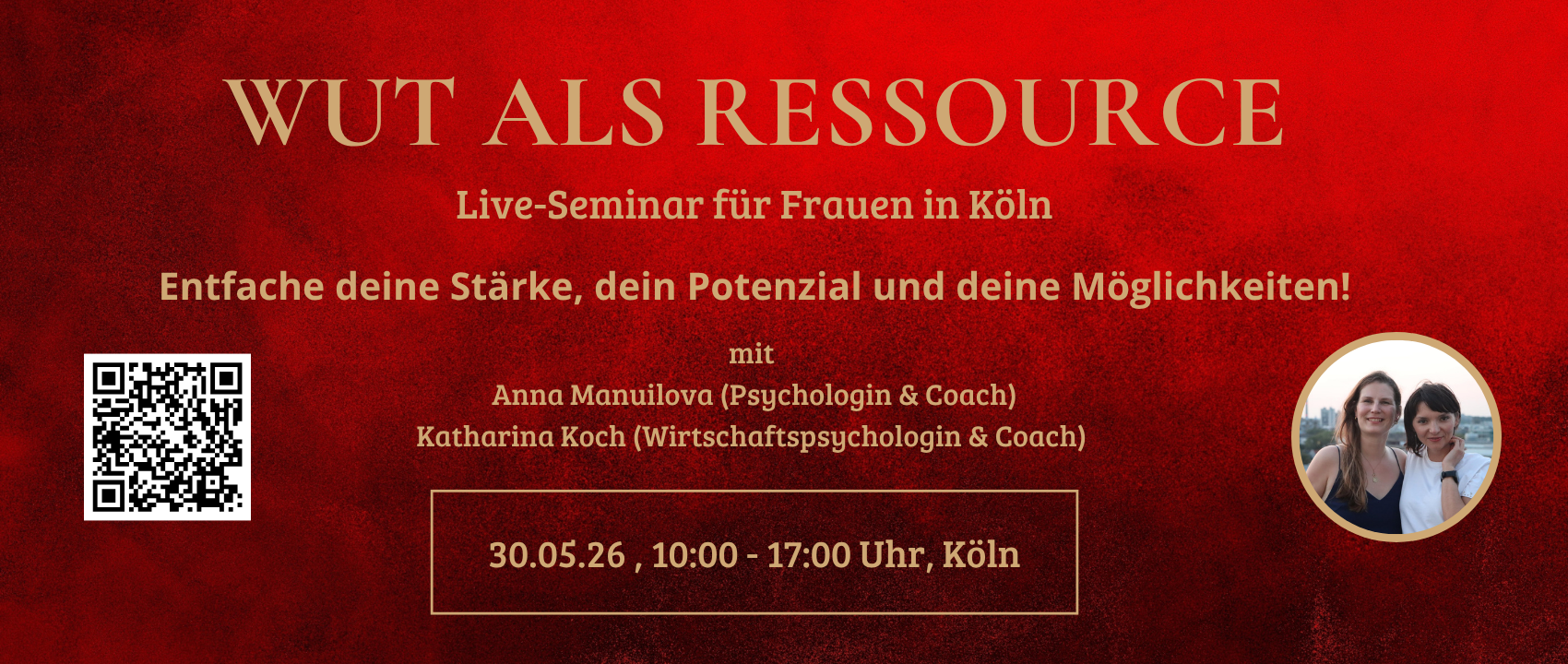 events - Wut als Ressource - Live Seminar für Frauen