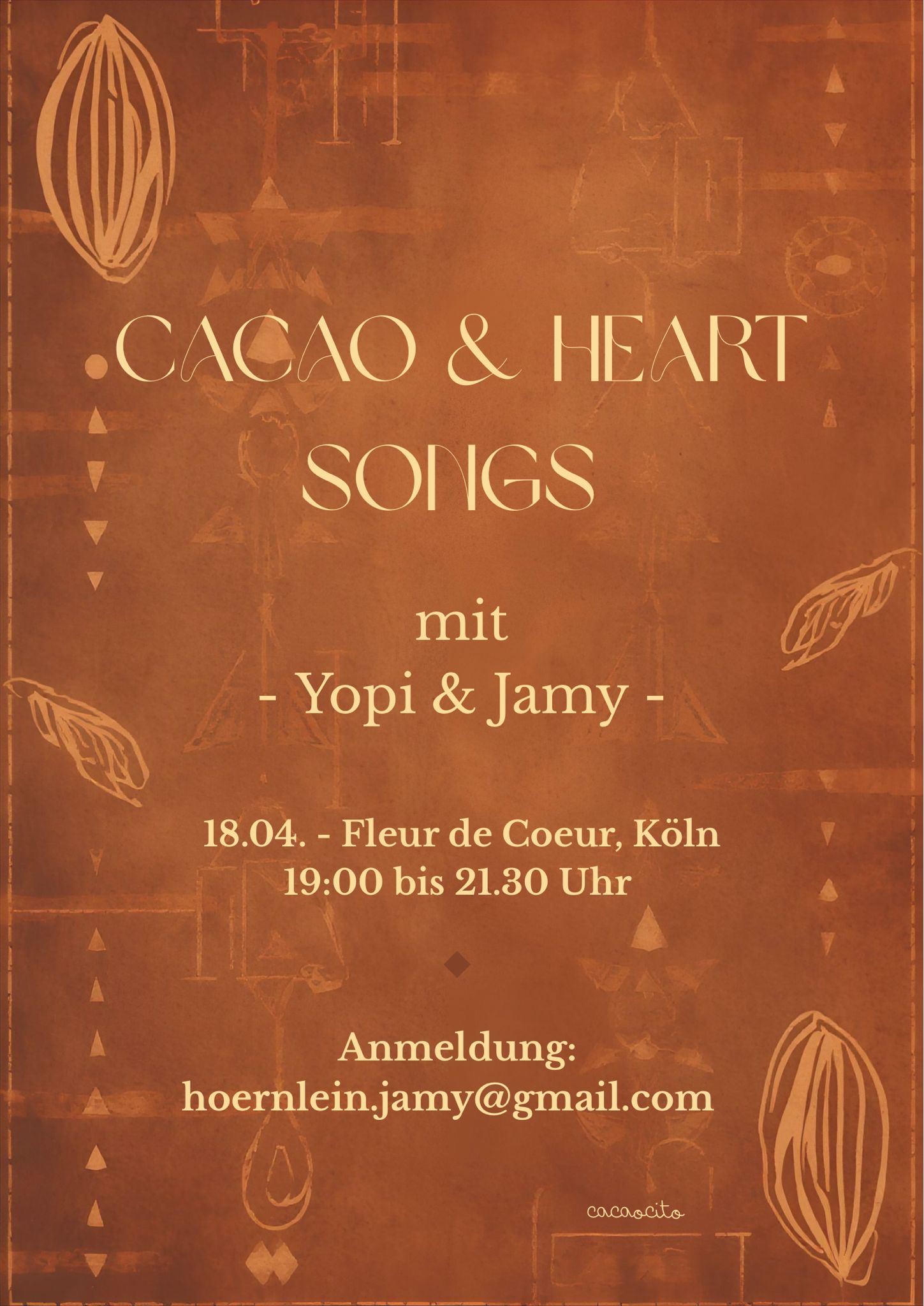 events - Kategorie: Zeremonie / Ritual - Köln - Cacao & Heartsongs mit Yopi & Jamy
