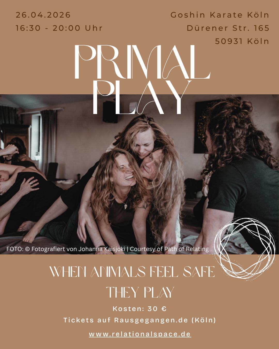 events - Köln Sülz - Flyer - Primal Play Cologne