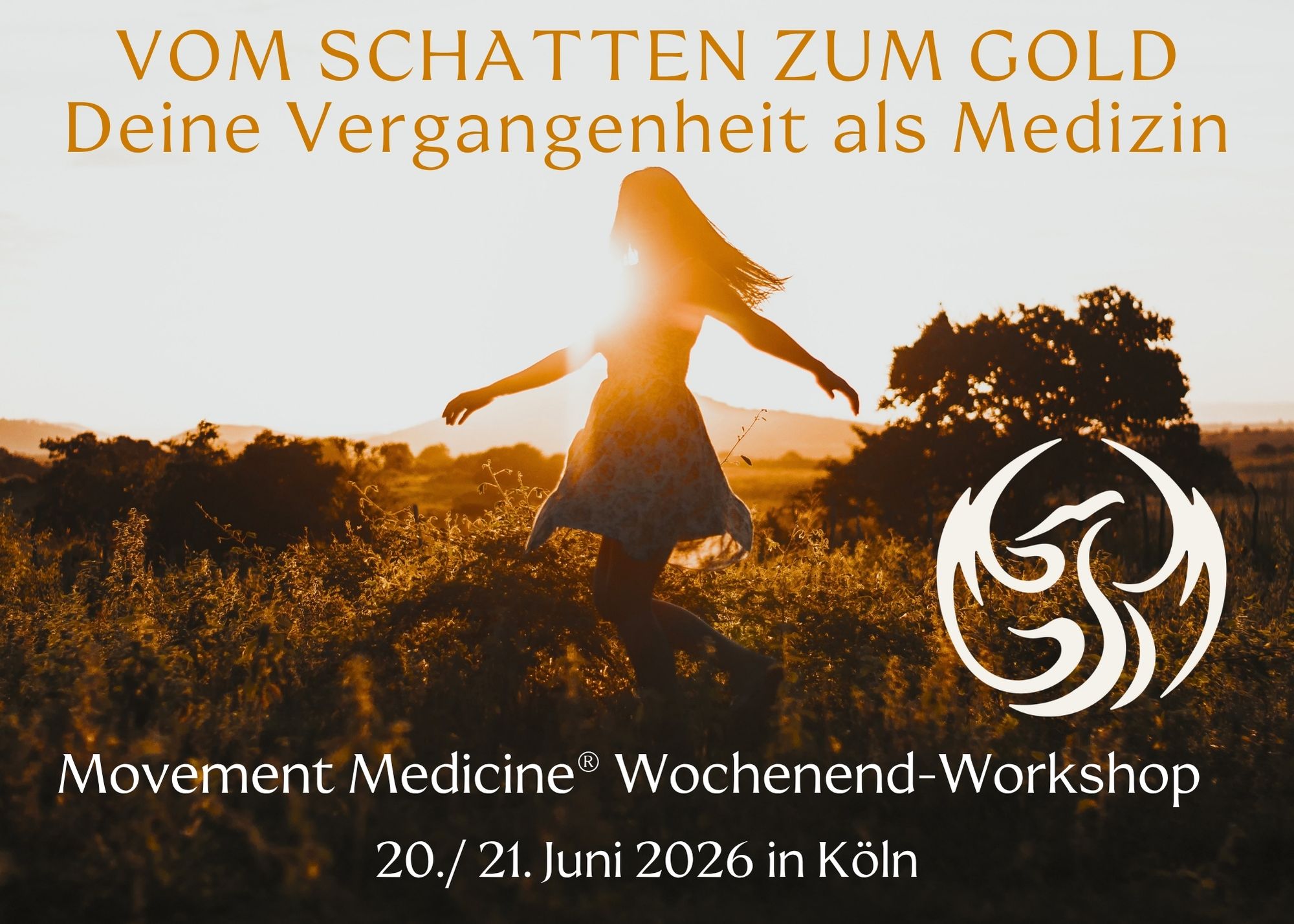 events - Kategorie: Zeremonie / Ritual - Bornheim (Rhein-Sieg-Kreis) - MOVEMENT MEDICINE®-Workshop Vom Schatten zum Gold - Deine Vergangenheit als Medizin