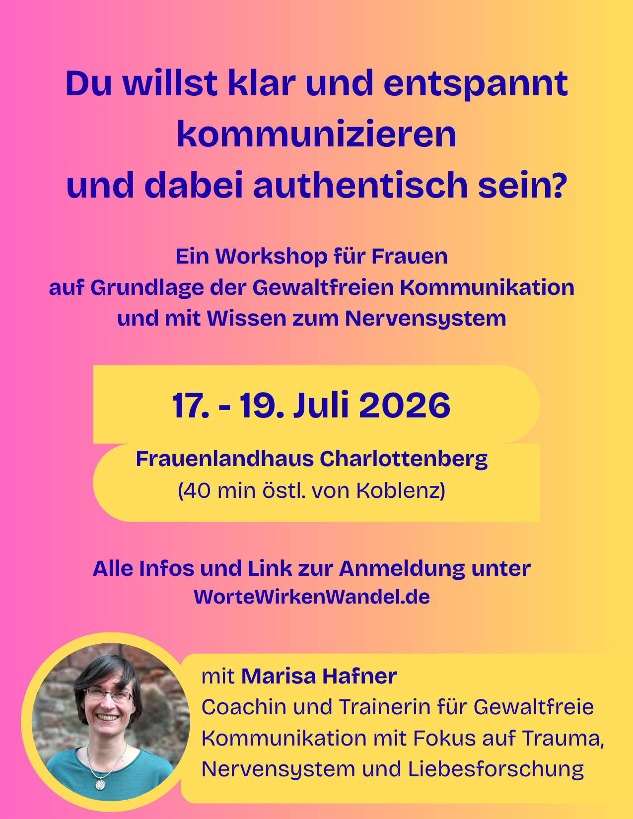 events - Bürdenbach - Klar, echt und entspannt Kommunizieren (GFK + Nervensystem)