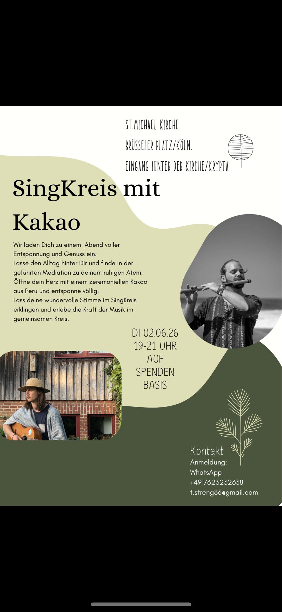 events - Bad Münstereifel Willerscheid - Singkreis mit Kakao