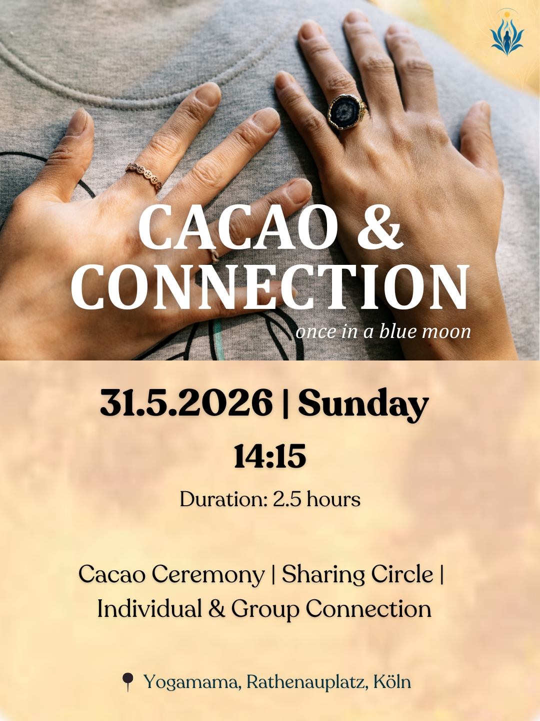 events - Bad Münstereifel Willerscheid - Flyer @blueris.space - Cacao & Connection