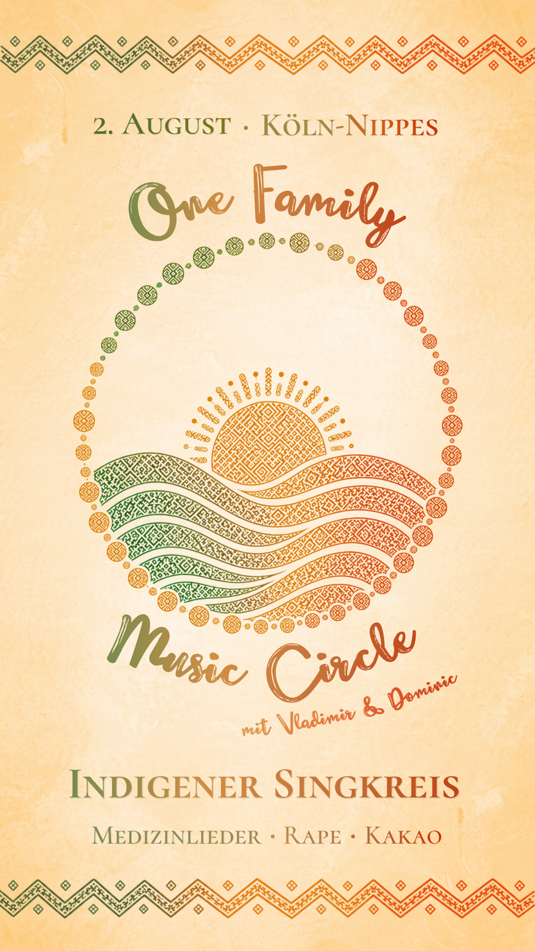 events - Kategorie: Zeremonie / Ritual - Kerpen (Rhein-Erft-Kreis) - One Family Music Circle Indigener Singkreis
