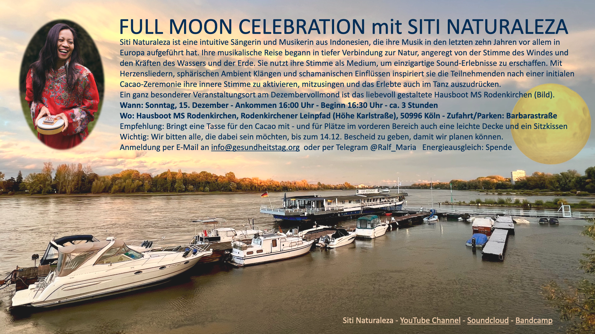 event: FULL MOON CELEBRATION  mit SITI NATURALEZA & FRIENDS