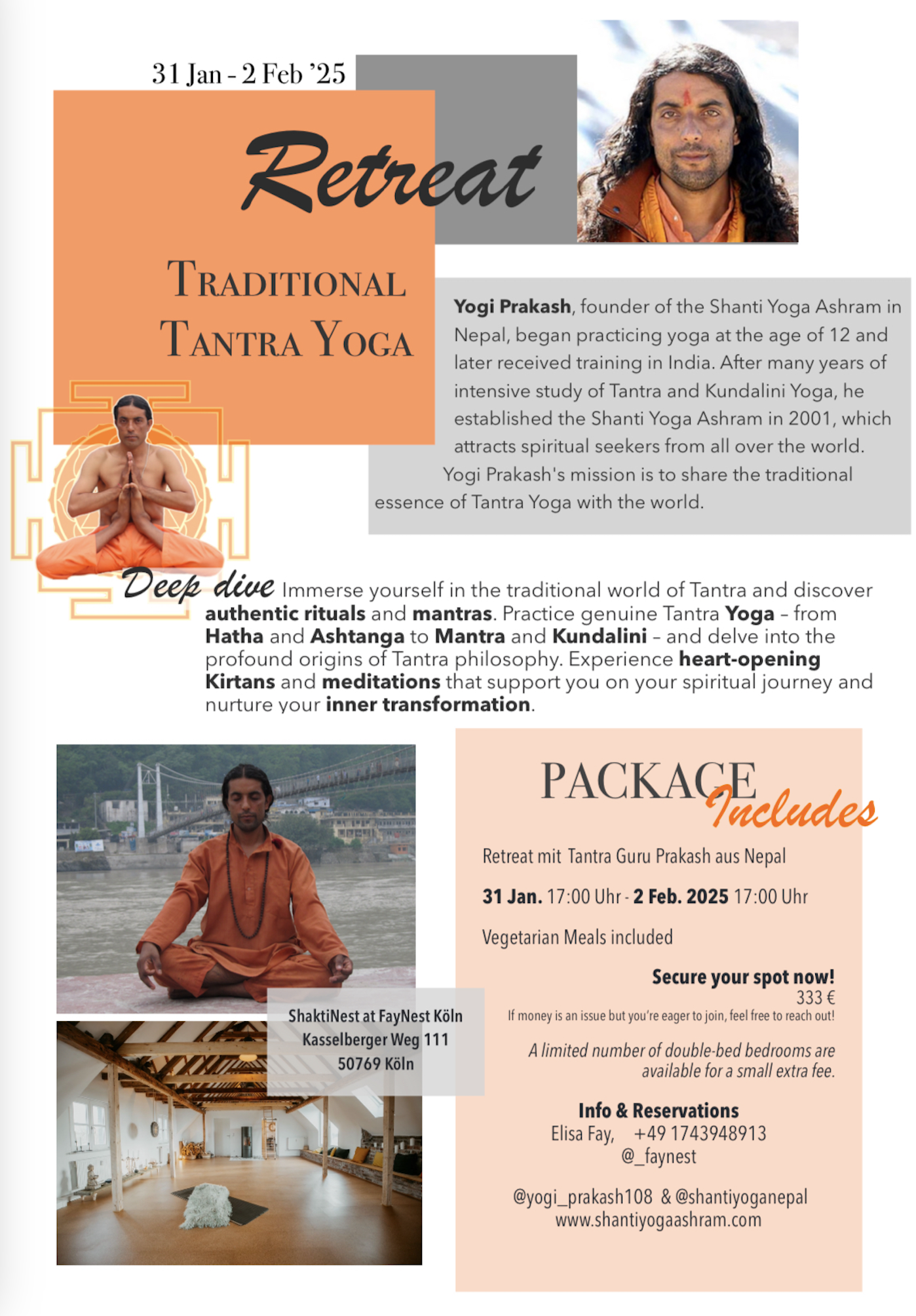 event: Tantra Yoga Retreat mit GuruJi Yogi Prakash