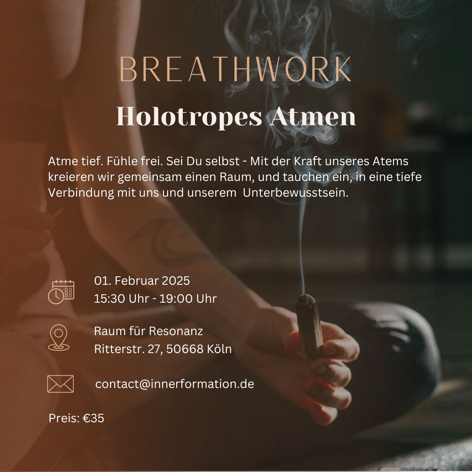 event: Holotropes Atmen - Atme tief. Fühle frei. Sei du selbst.