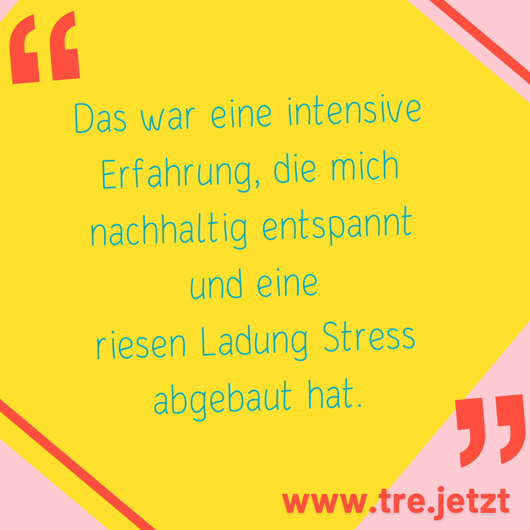 events - Tobias Friedwart Emmert TRE Online Coaching - Neurogenes Zittern - körperbasierte Traumaarbeit  