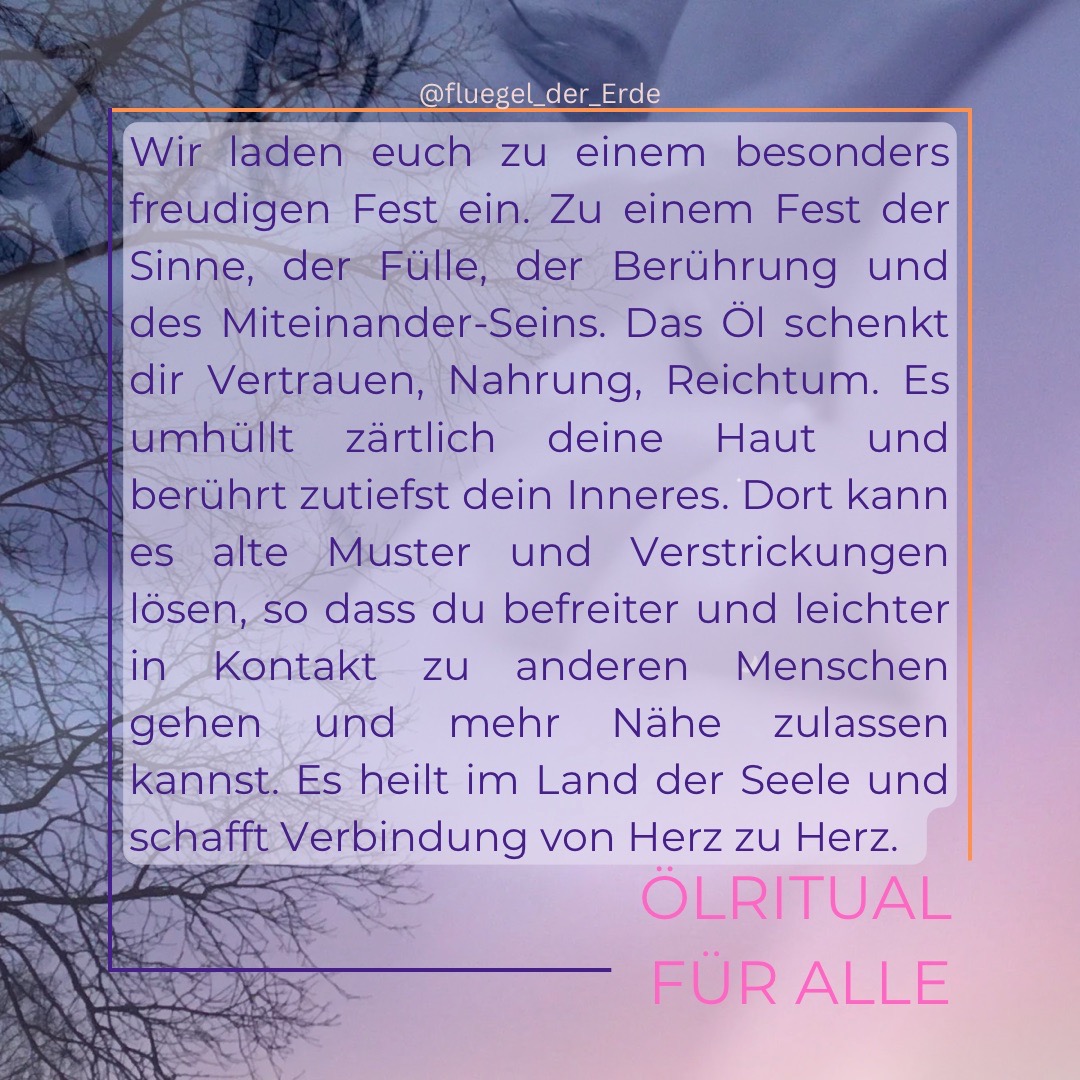 event: Ölritual für Alle 